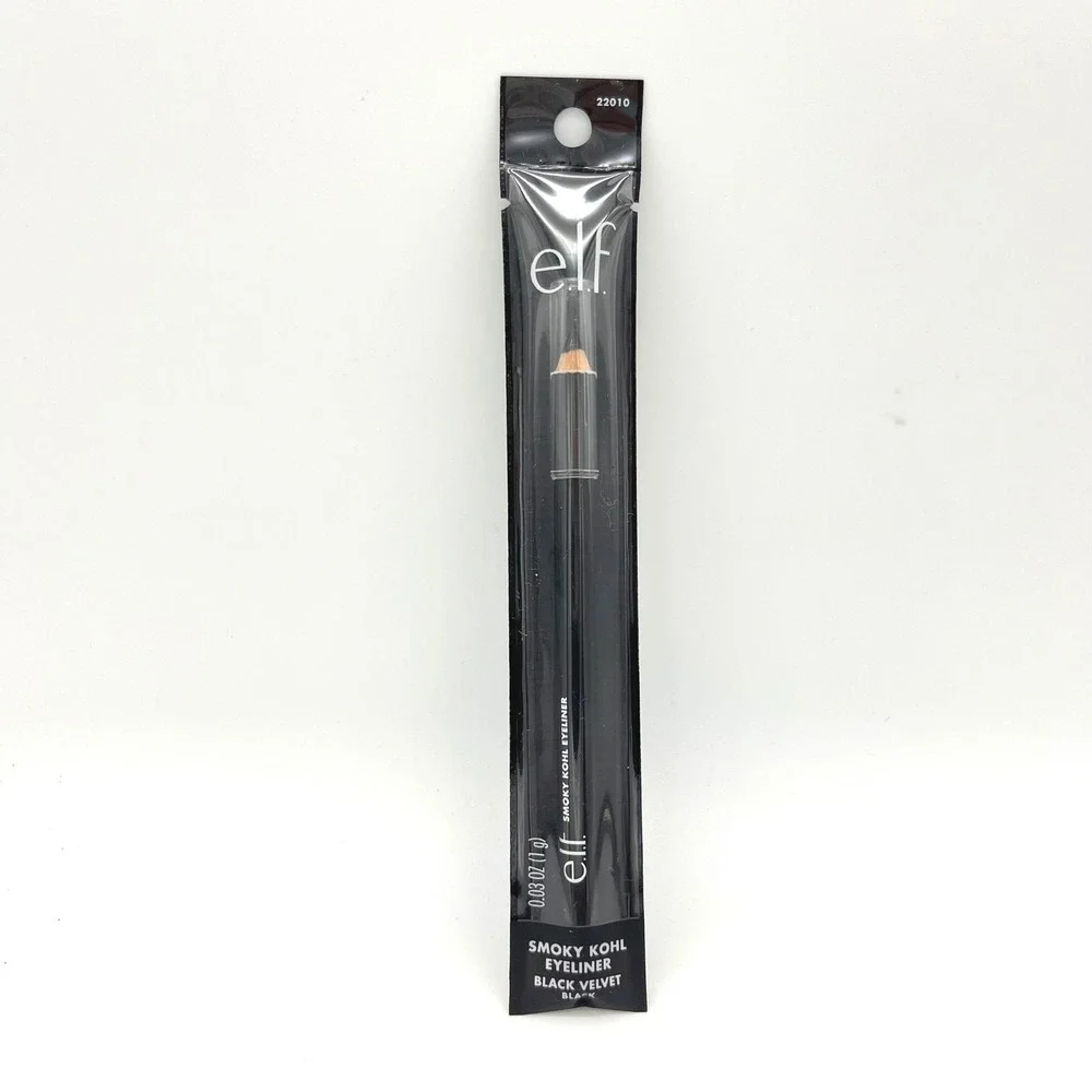 ELF Smoky Kohl Eyeliner‎ Pencil Black Velvet Cream Eyeshadow Smudge Brush